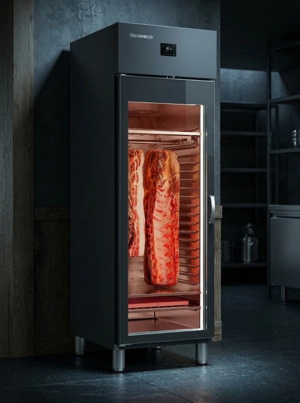 armarios de maduración de carne tecnología para maduración de carne, control de maduración Dry Aged, armarios de maduración con control de humedad, control para curación de embutidos.