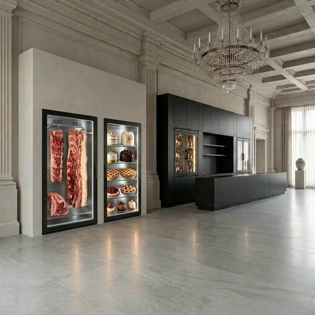 proyectos personalizados de refrigeración refrigeración a medida HORECA, equipos refrigerados personalizados, lacados RAL NCS, integración estética refrigeración