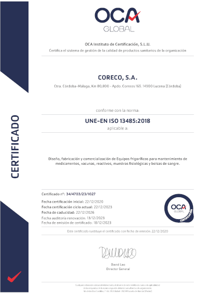 UNE-EN ISO 13485:2018